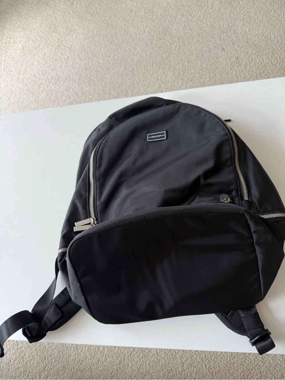 Black Nylon Backpack - Sleek Everyday Men’s Bag